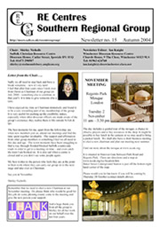 RCSRG Newsletter Cover Page